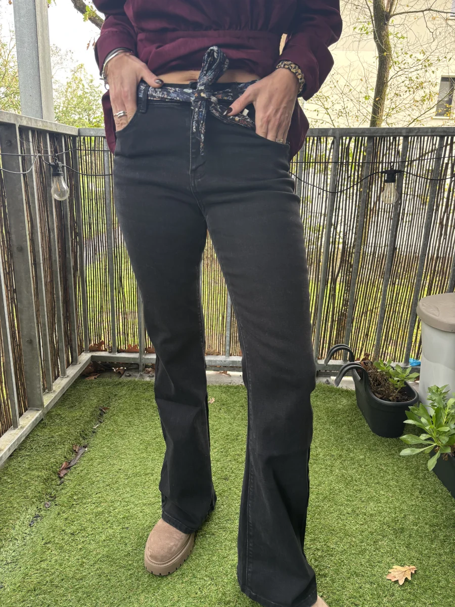 Jeans Flare Montreal  | Les Bohémiennes Biganos
