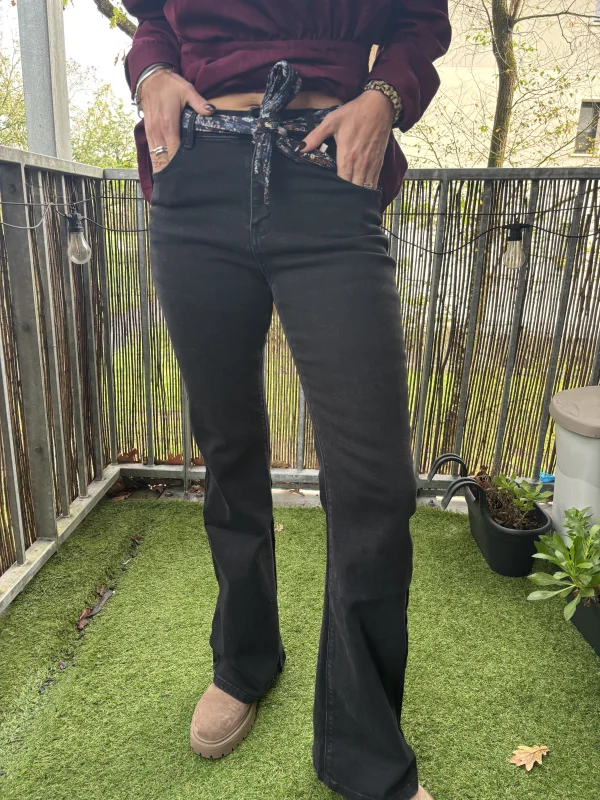 Jeans Flare Montreal  | Les Bohémiennes Biganos