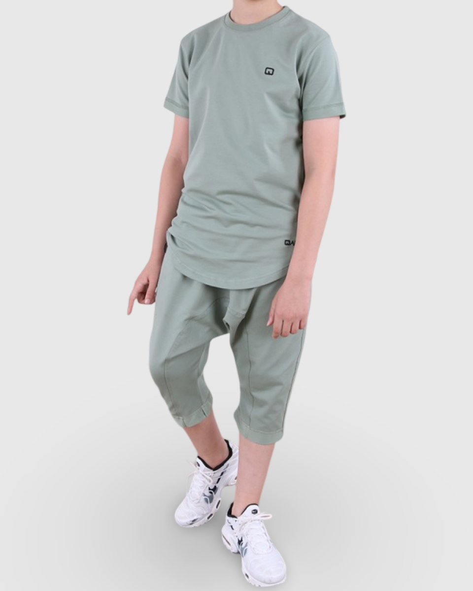 ENSEMBLE NAUTIK ENFANT ET ADO - VERT AMANDE | AMCOSMETIK