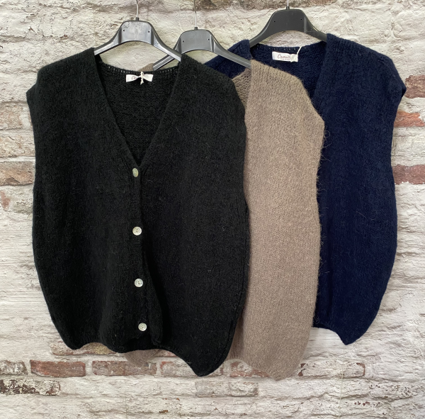 Gilet baby alpaga | Jus de coco