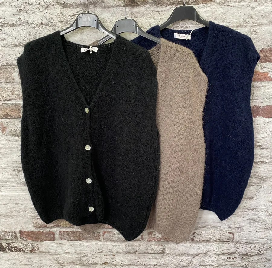 Gilet baby alpaga | Jus de coco