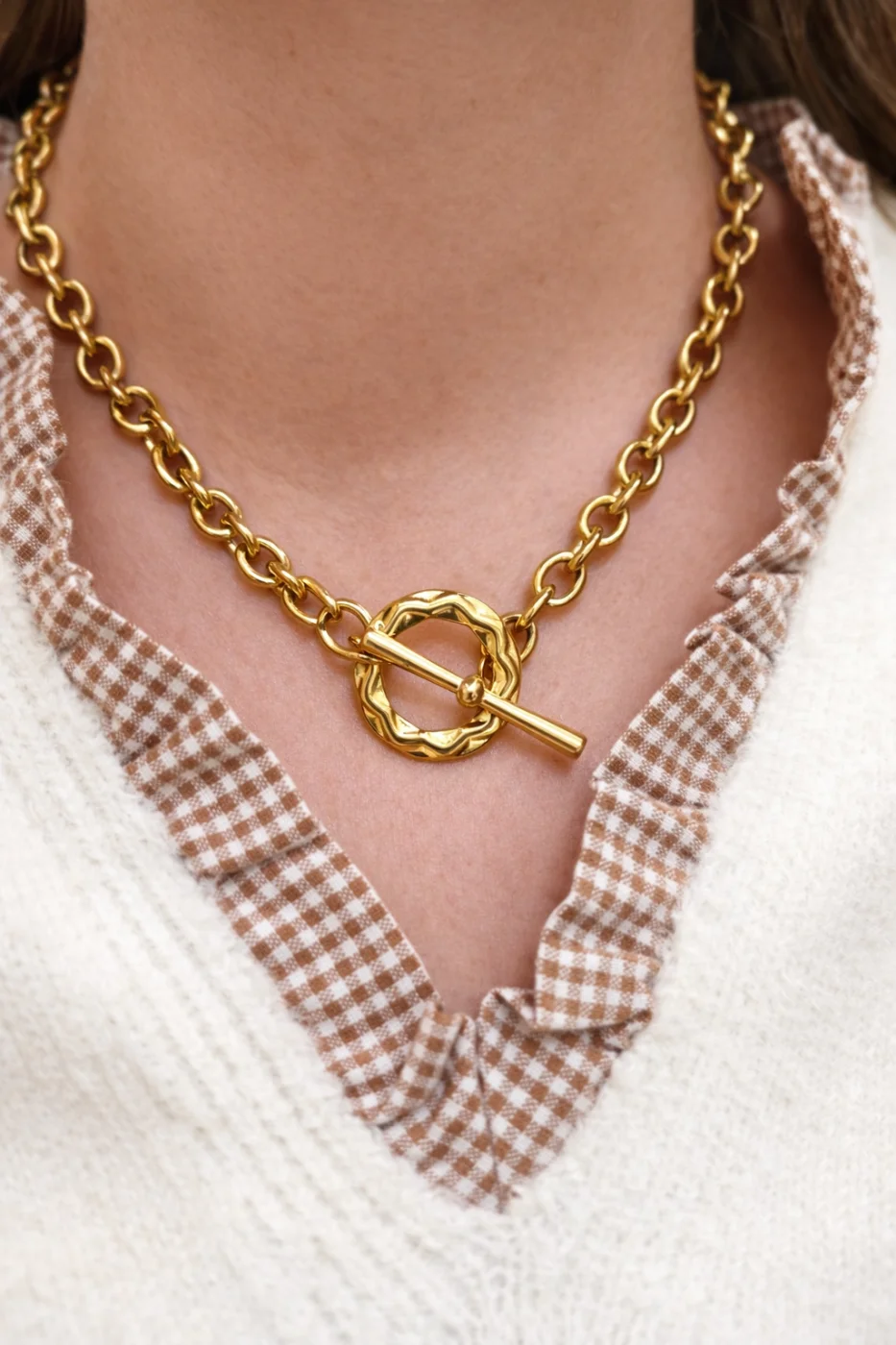 Collier cercle doré | Neyla