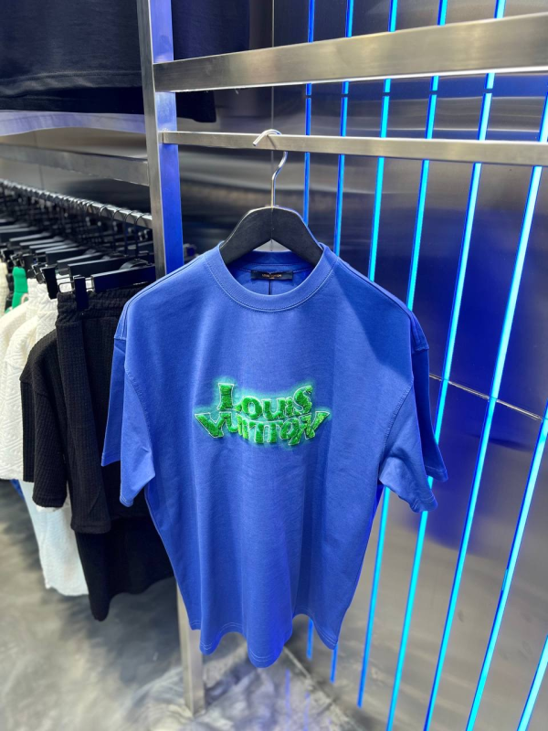 Louis Vuitton T-Shirt Blue /Green | MASSIMOLUXURYOUTLET
