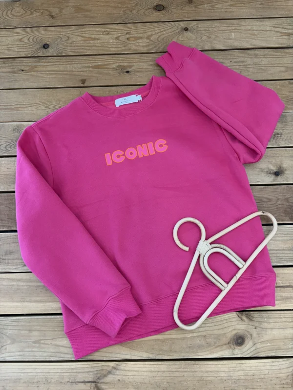 Sweat fushia Iconic | Lena in Love 
