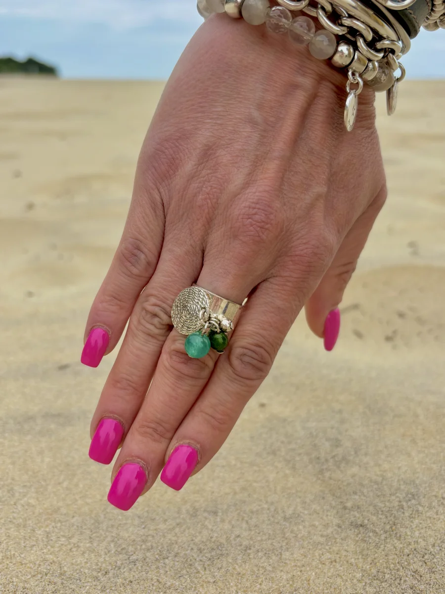 Bague perles  | Les Bohémiennes Biganos