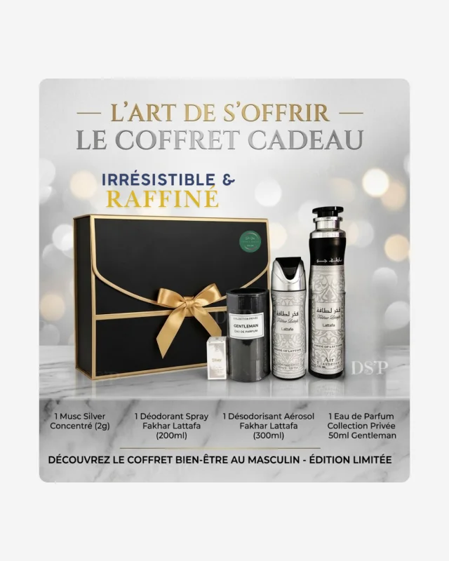 Coffret cadeau Bien-être Gentleman - Fakhar Lattafa | Dîna Shop'