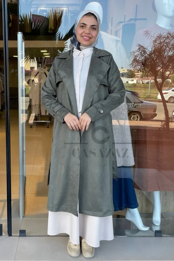 Trench Effet Daim | CasaZaz