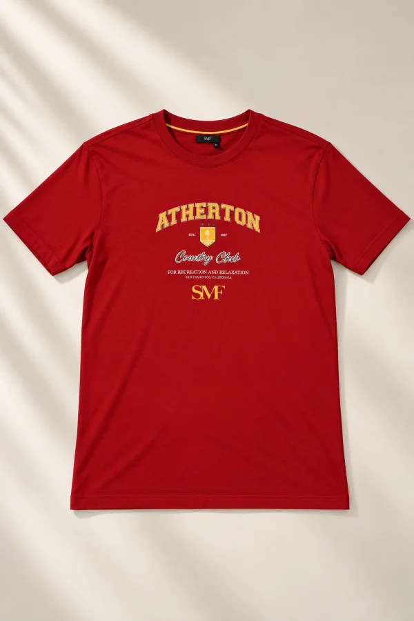 T-Shirt SMF ATHERTON Country Club

Vermelho | definne