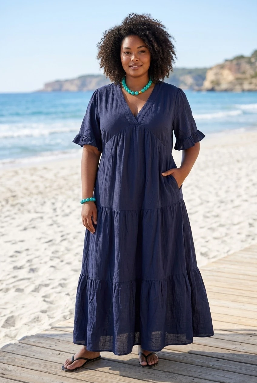 La robe bleue nuit | Chez Florem
