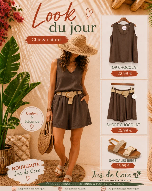 Short clou | Jus de coco