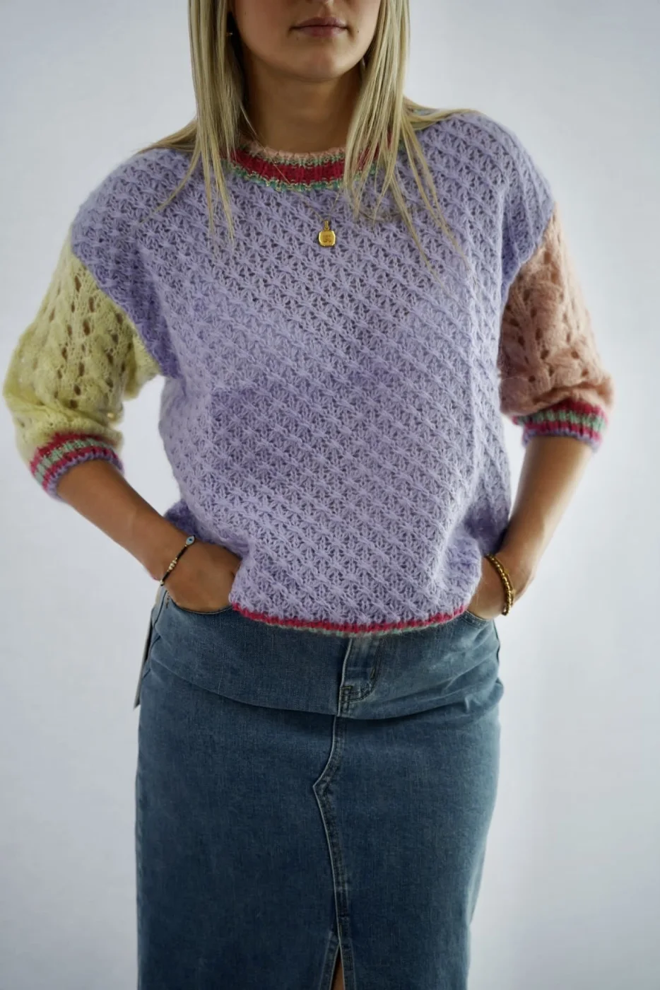 Colorblock Top | Salsa Color