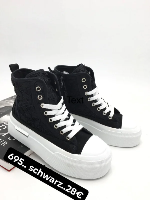 Sneaker Boots 695 Schwarz  | Lieblings Schuhe