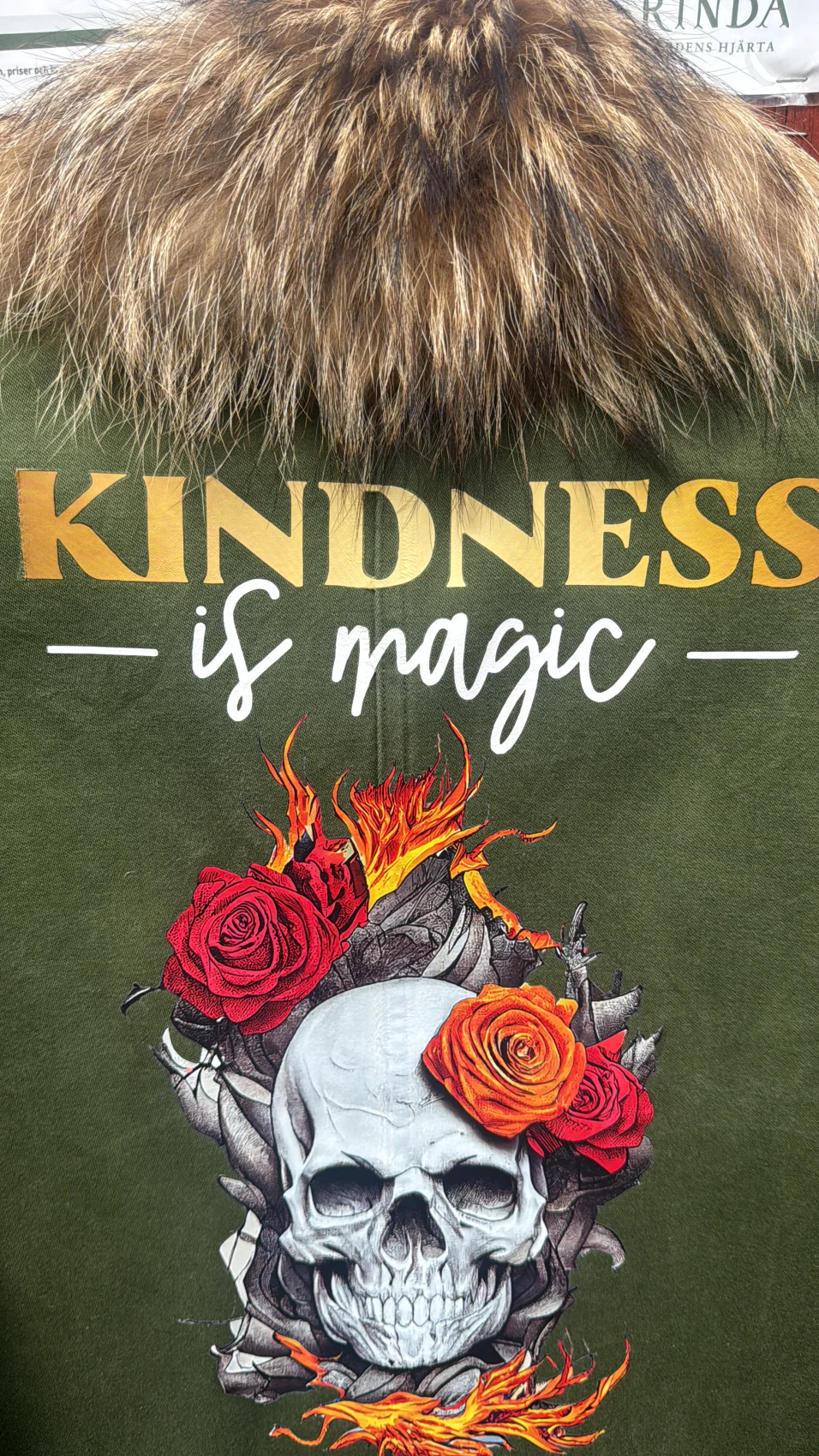 Redesign Danish Armyjacket ”Be Kind” | TRUE QUEEN SWDN