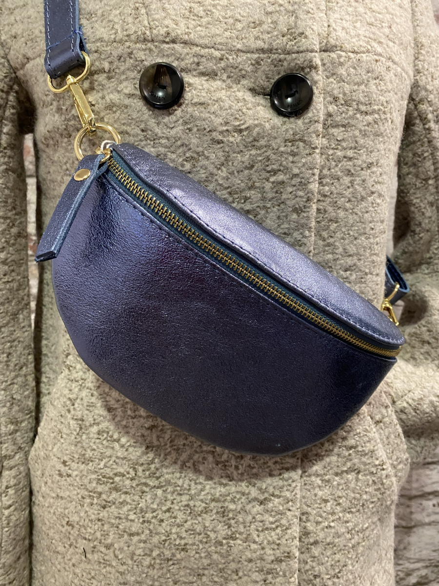 Sac banane cuir brillante | Jus de coco 