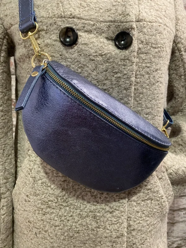 Sac banane cuir brillante | Jus de coco 