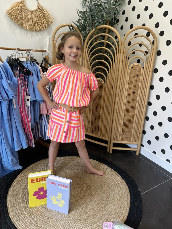 Ensemble en gaze de coton Elina rose | Lena in Love 