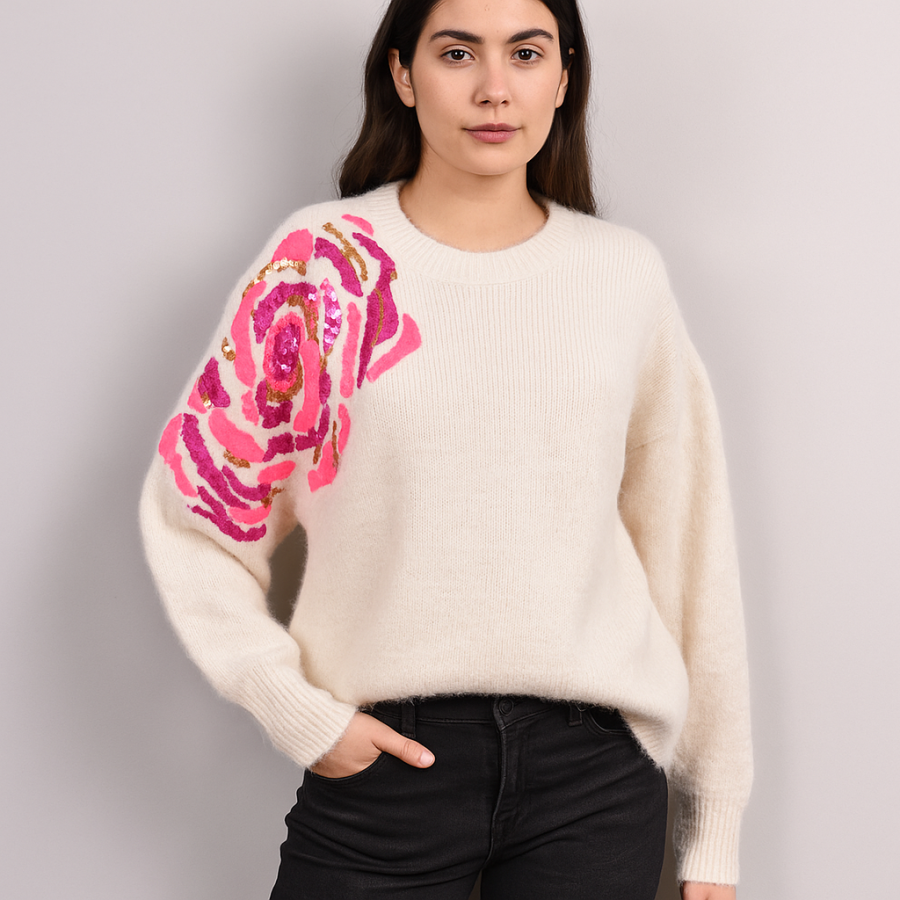 Truin Roze glitter Pailletten | PONTE BONITA