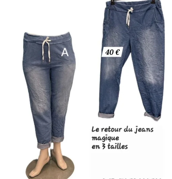 Pantalon magique jeans Lyah | Chouettes vêtements 