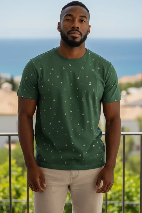 T-Shirt da Semáforo Classic Green Made in Portugal | definne