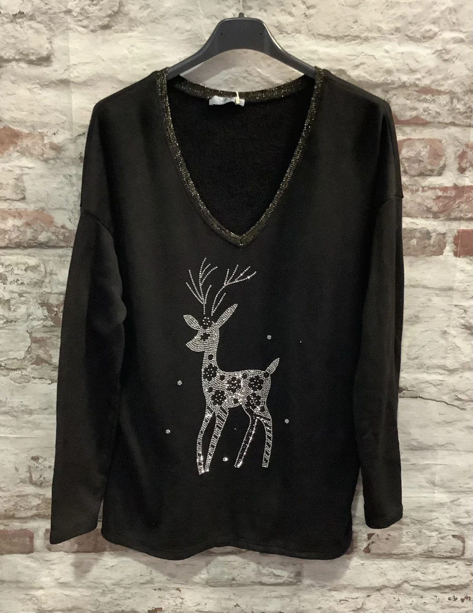 Pull cerf | Jus de coco 