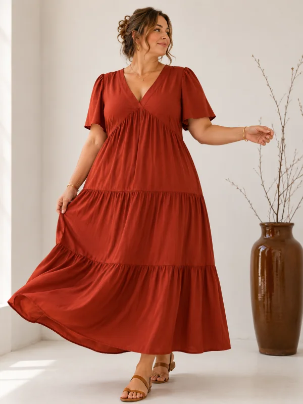 Robe longue Terracotta | Chez Florem