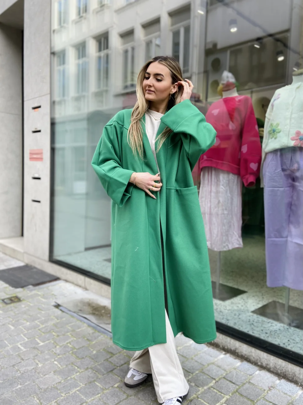 Oversized Coat | Salsa Color