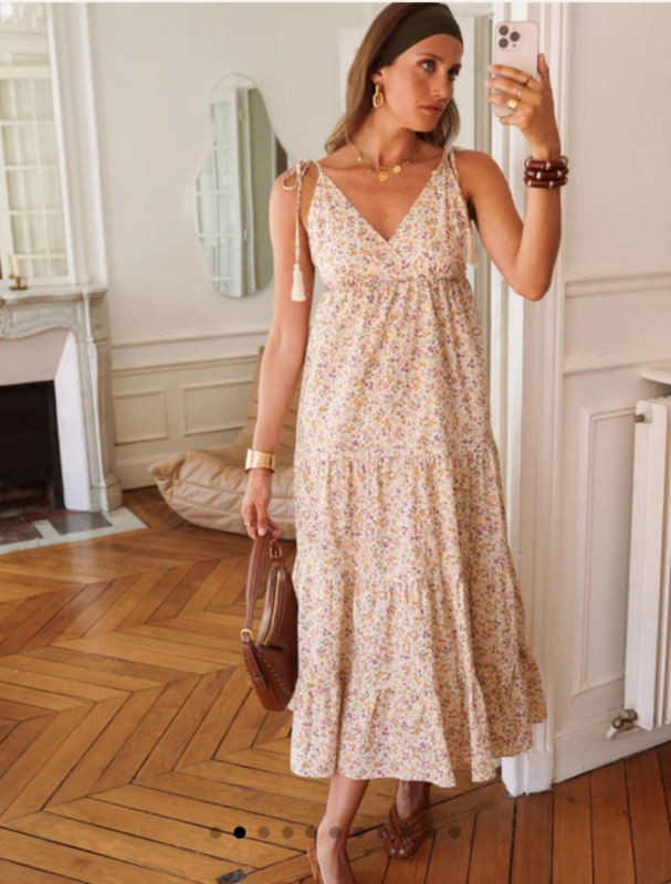 R6690 robe longue | Lestigresses.fr