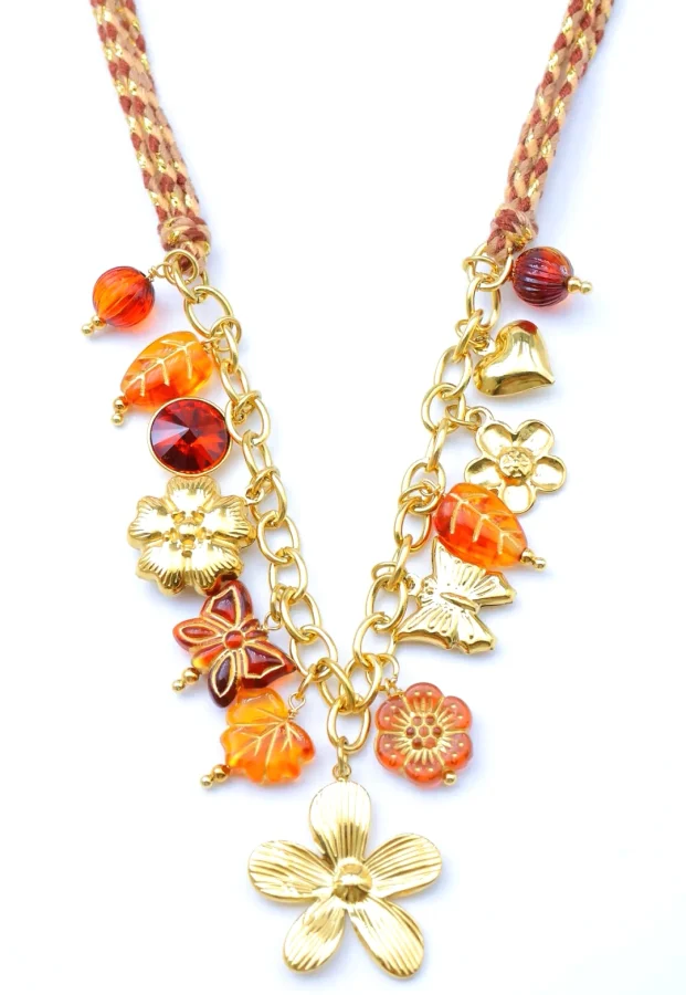 Collier Lucia Orange | Carry shop 