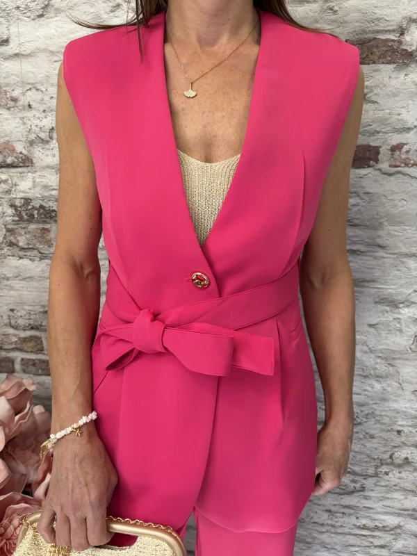 Blazer sans manche  | Jus de coco 