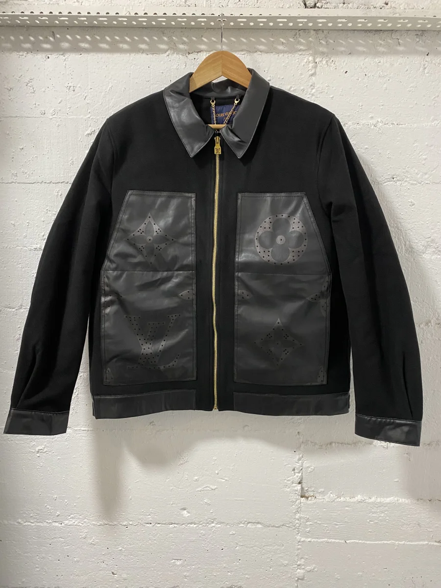 Louis Vuitton Jacket Eco Leather Black | MASSIMOLUXURYOUTLET