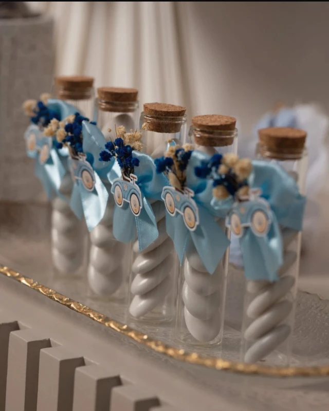 Fiole dragee personnalisée  | Jasmine créations 