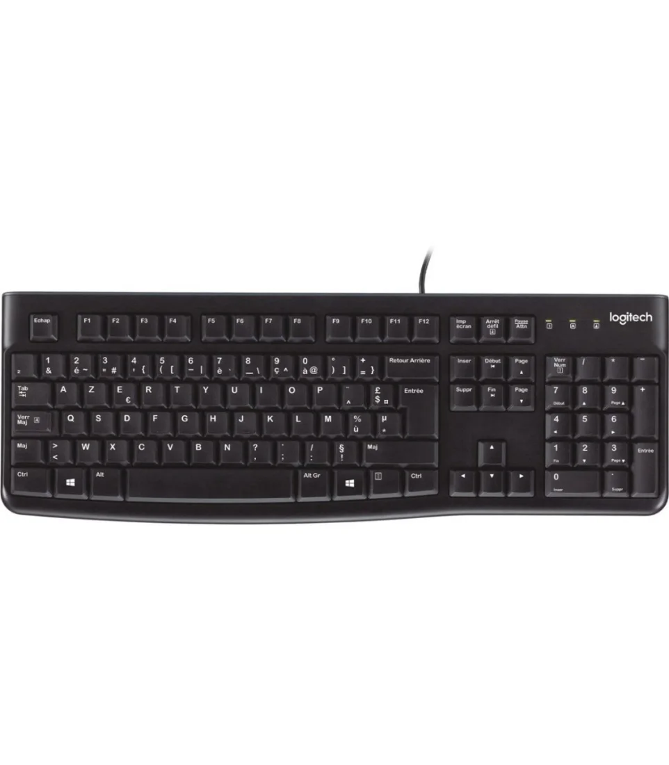 LOGITECH K120 CLAVIER À CONNEXION USB - (AZERTY ) | Up To Connect