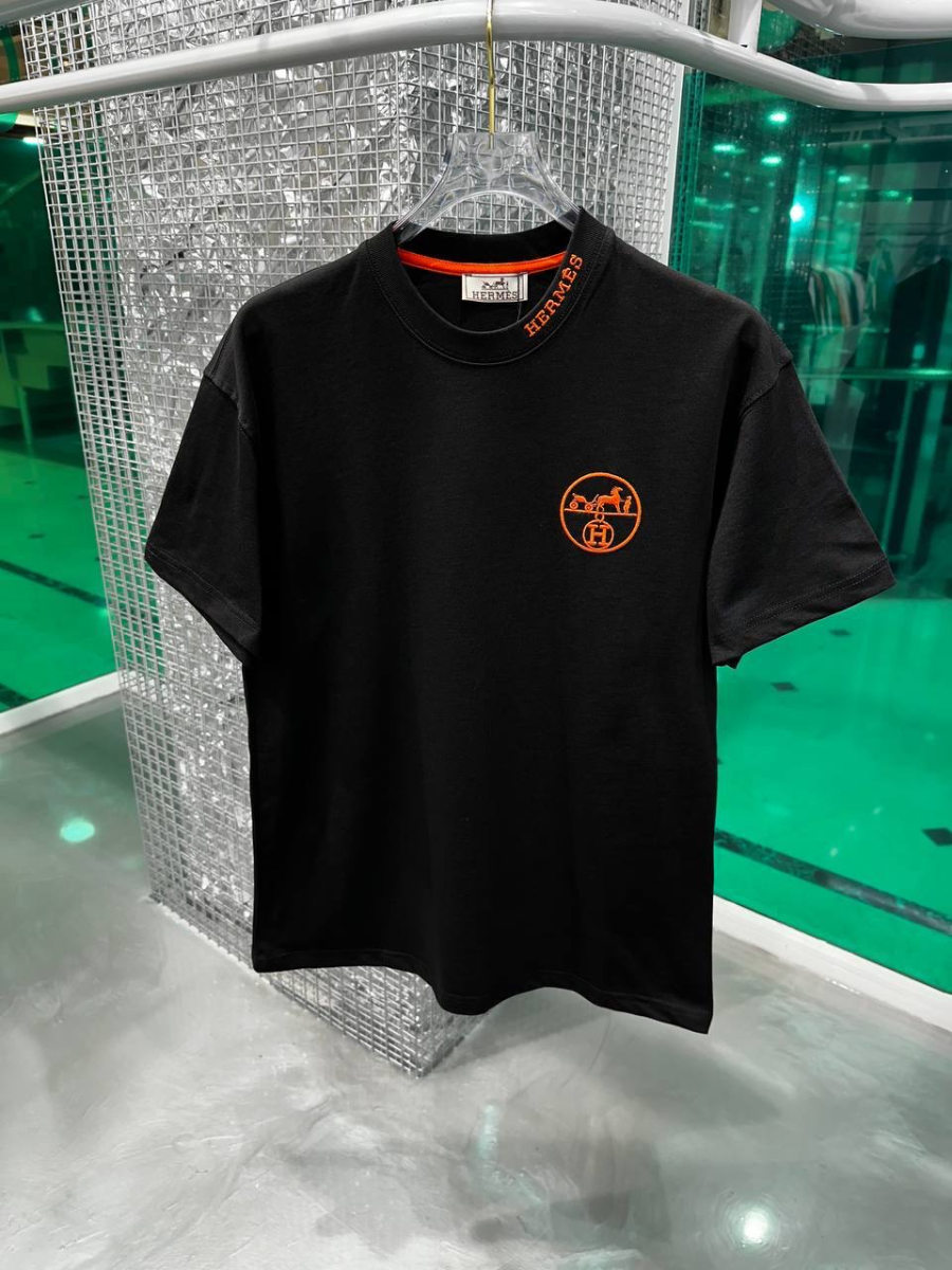 Hermes T-Shirt Black  | MASSIMOLUXURYOUTLET