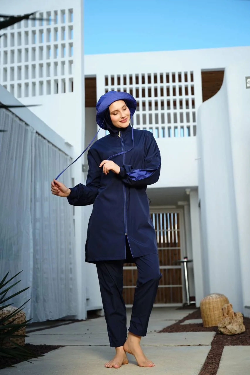 Burkini Marla Chapeau Lacivert | CasaZaz