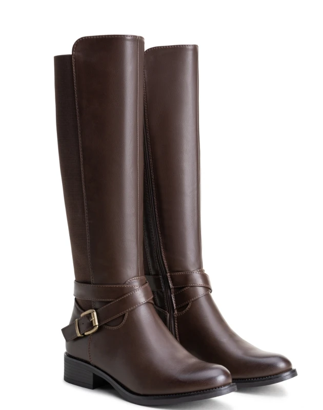 PRÉCOMMANDE bottes " chelsea" curvy marron 40 au 43 | Les Chics Filles by Sab