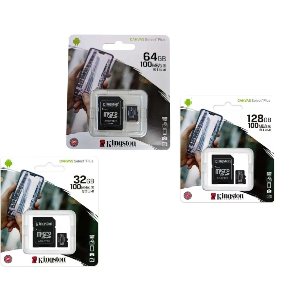 Scheda Di Memoria Kingston  32 64 128GB UHS-I Classe 10 Micro SD 100MB/S  | GKP ELECTRONICS STORE 