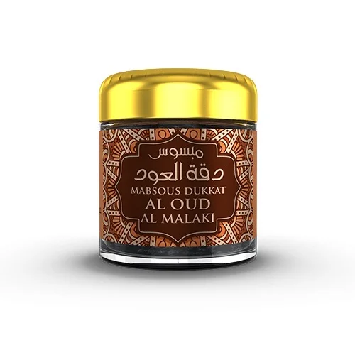 MABSOUS OUD (ENCENS OUDH EN POUDRE) DUKKAT ALOUD MALAKI 30GR | AMCOSMETIK