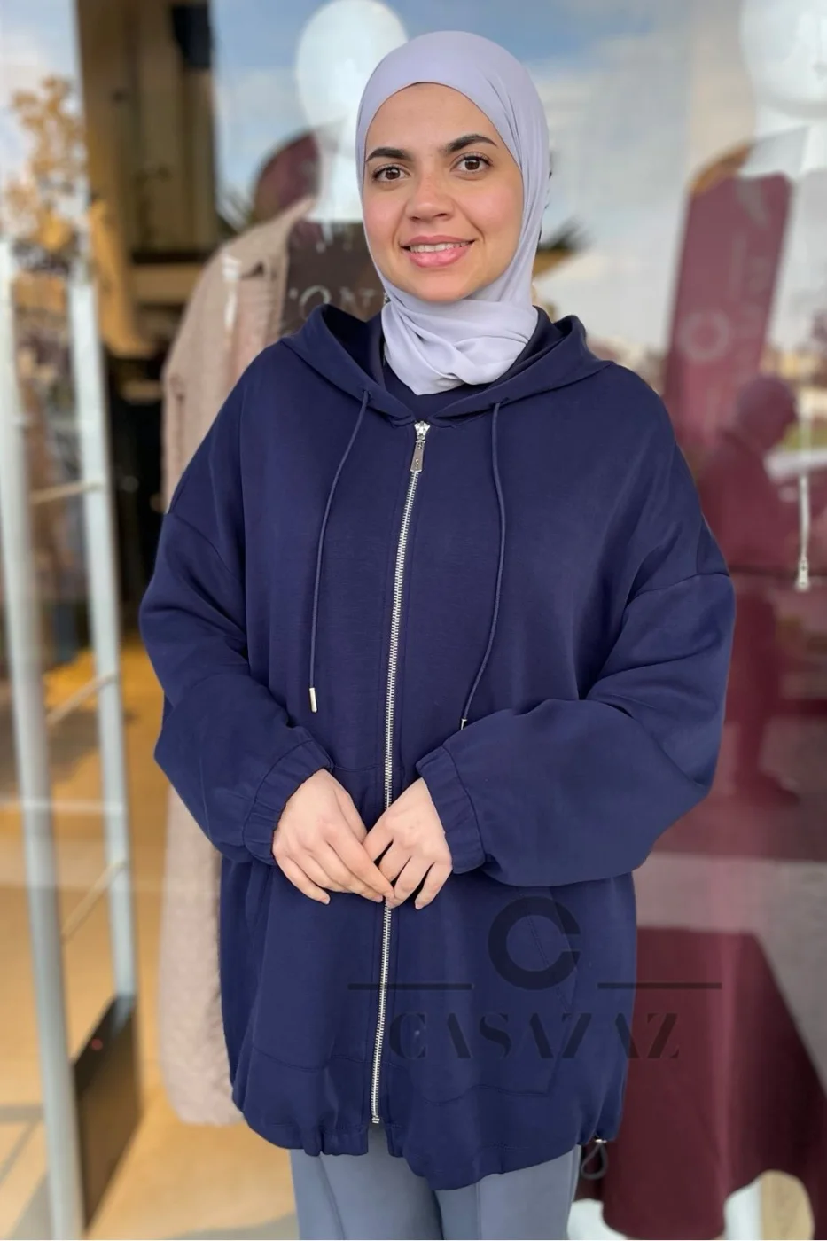 Capuche ZIP Poche Triangle | CasaZaz