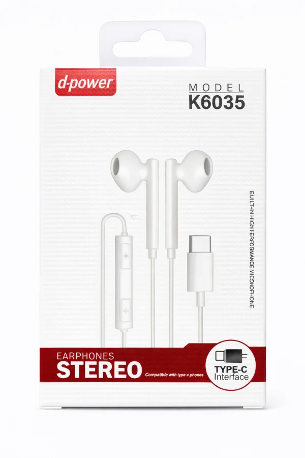 Ecouteur Type C K6035 | Beauty phone 