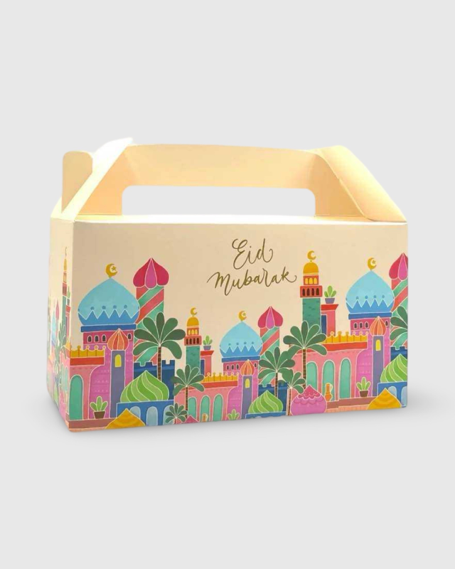 BOÎTE À GÂTEAUX EID - VILLE COLORÉE | AMCOSMETIK