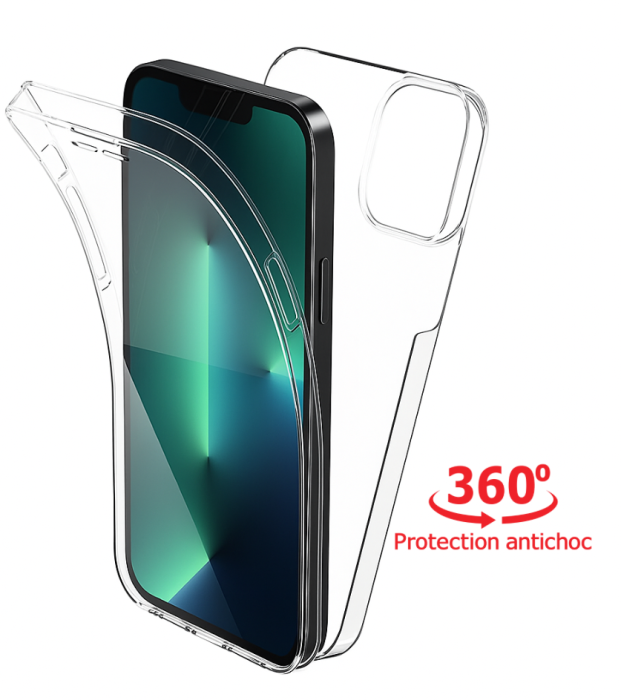 Coque transparente 360 iPhone | Beauty phone 