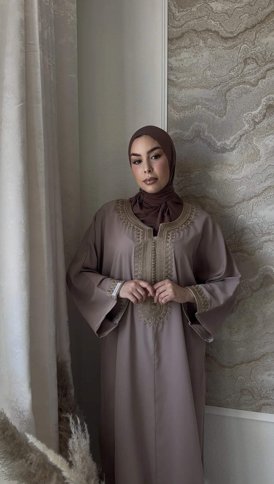 Gandoura AMIRA (nude) | VELYA