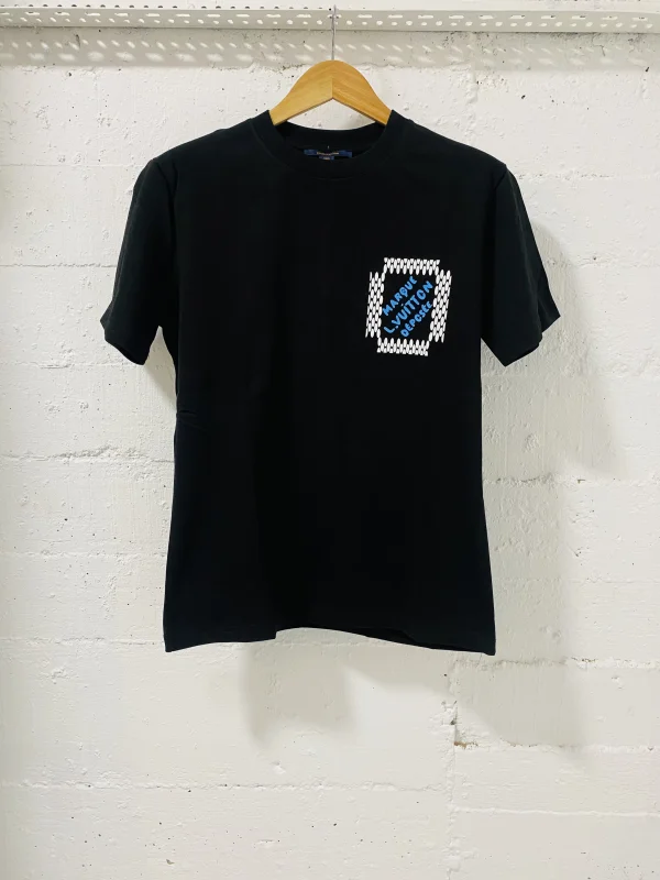 Louis Vuitton T-Shirt Marque Black | MASSIMOLUXURYOUTLET