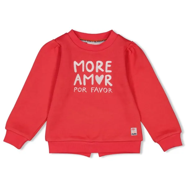 Sweat rouge more amore Jubel 2 ans  | Lena in Love 