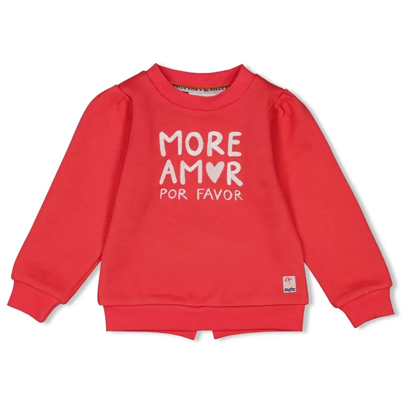 Sweat rouge more amore Jubel 2 ans  | Lena in Love 