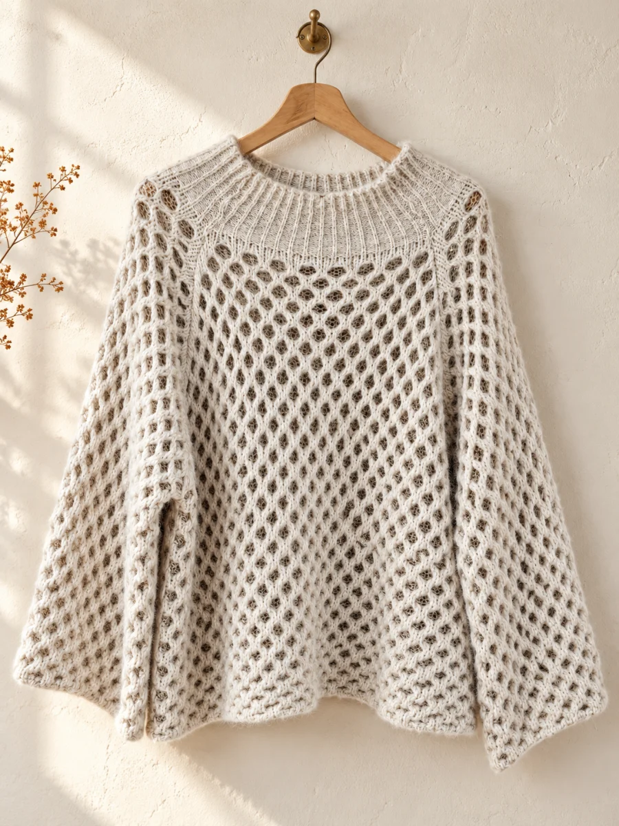 Pull " alba" beige 38 au 48/50 | Les Chics Filles by Sab