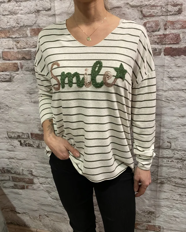 Top rayé smile étoile | Jus de coco 