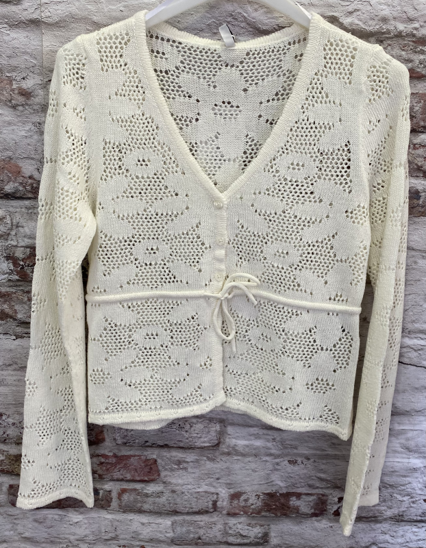 Cardigan dentelle | Jus de coco
