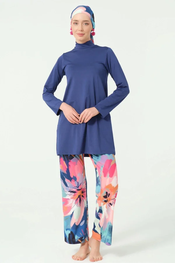 Burkini Lycra Bleu | CasaZaz