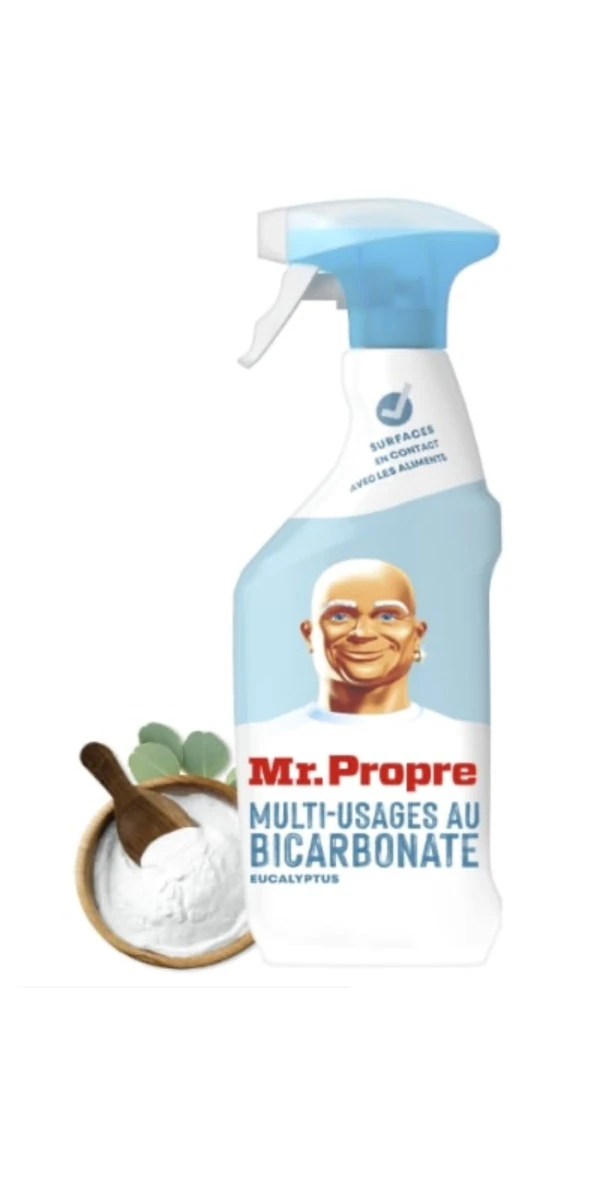 Nettoyant Ménager Multi-Usages Au Bicarbonate Eucalyptus mr propre 500 ML | Miniprix
